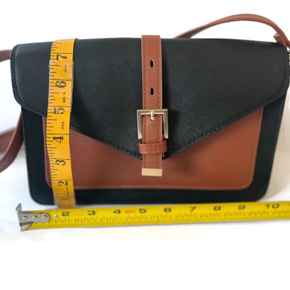 Cross Body Bag Small Women Purse Black And Brown - Picture 4 of 7